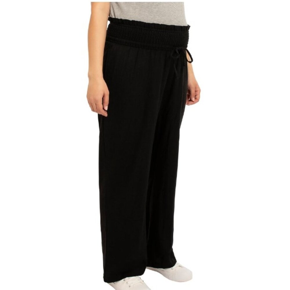 Destination Maternity Wide Leg Linen Pants